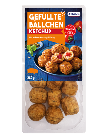 Gefüllte Bällchen "Ketchup" von Abbelen